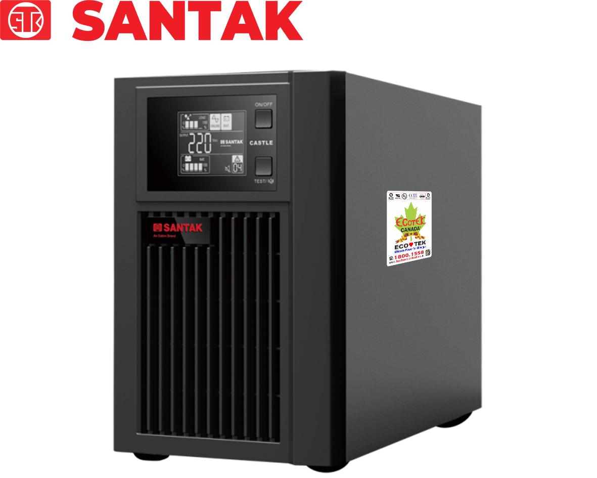 Bộ lưu điện Santak 1kVA - C1K - LCD